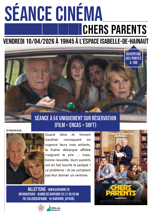 Cinéma : CHERS PARENTS
