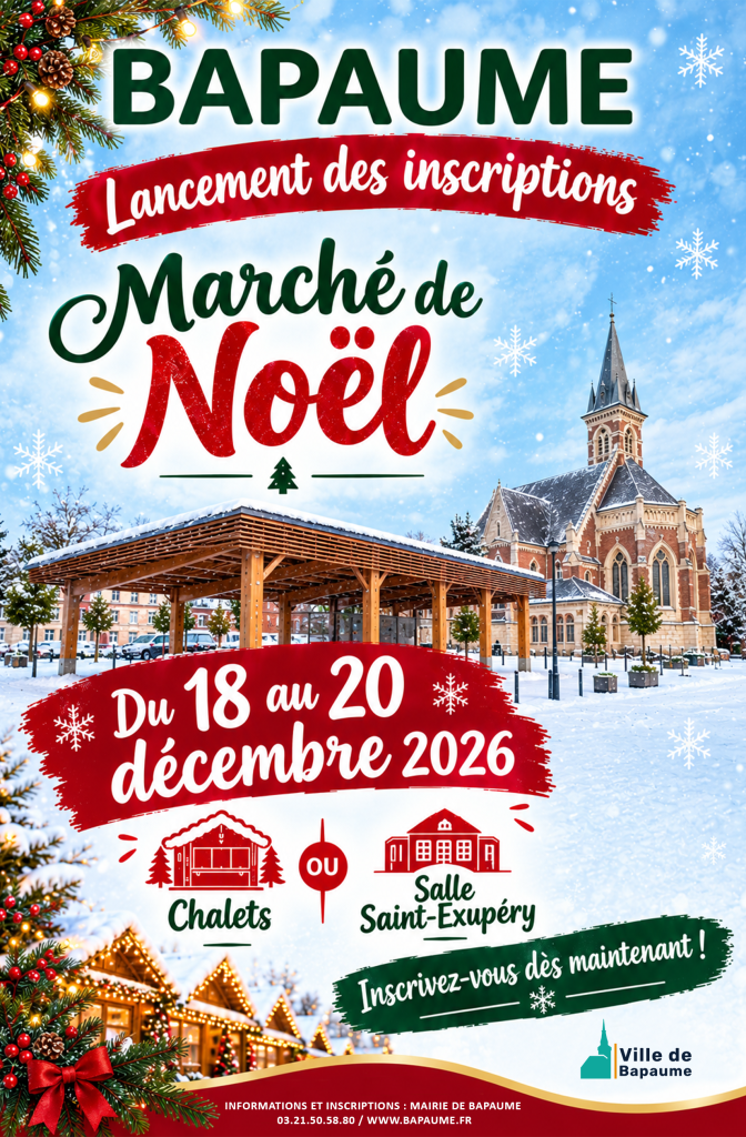 Inscription Marché de Noël